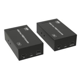 Extensor USB-C 4K60 sobre fibra única hasta 10 km