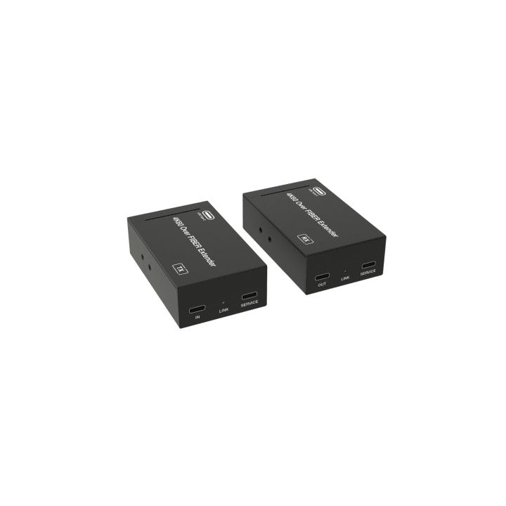 Extensor USB-C 4K60 sobre fibra única hasta 10 km