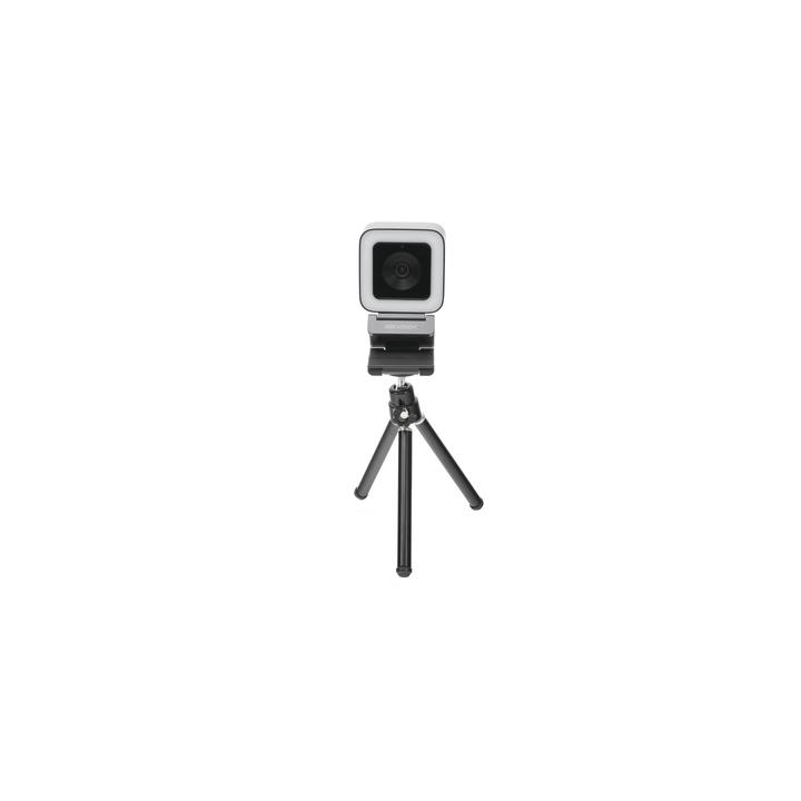 Cámara Web ALTA DEFINICIÓN (1080p) / Aro de Luz Interconstruido / Gran Angular / Micrófono Integrado / Conector USB