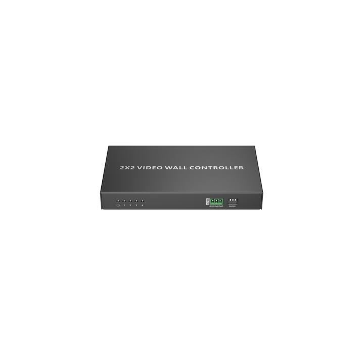 Controlador de VideoWall 2x2 | Multiples Modos de Vista | Audio 3.5mm | Control RS232