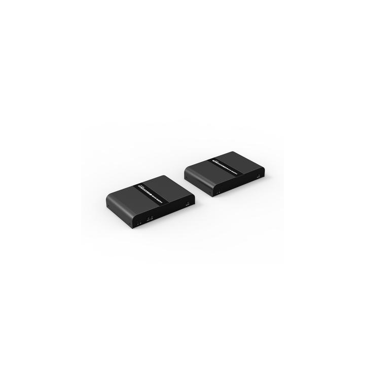 Kit extensor KVM (HDMI y USB 2.0) hasta 100 metros | Resolución 4K @ 30 Hz | Cat 6/6A/7 | CERO LATENCIA | Salida Loop