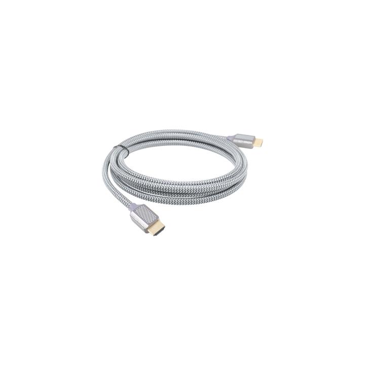Cable HDMI de Alta Resolución en 8K / Versión 2.1 / 2 Metros de Longitud (6.56 Pies) / Recomendado para Audio eARC /