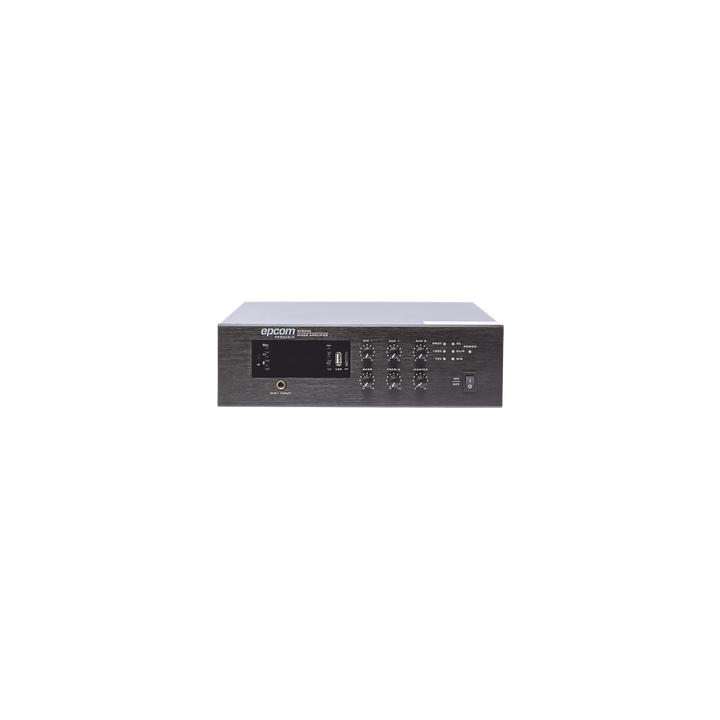 Mini Amplificador de Audio Mezclador | 240W RMS | Sistema 70/100V | MP3 | Tuner | Bluetooth | Musica ambiental y Voceo