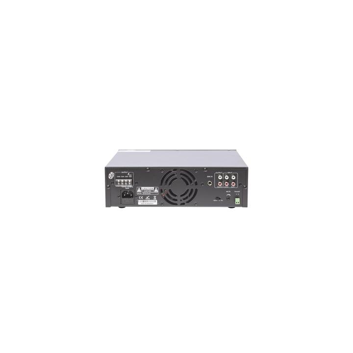 Mini Amplificador de Audio Mezclador | 240W RMS | Sistema 70/100V | MP3 | Tuner | Bluetooth | Musica ambiental y Voceo