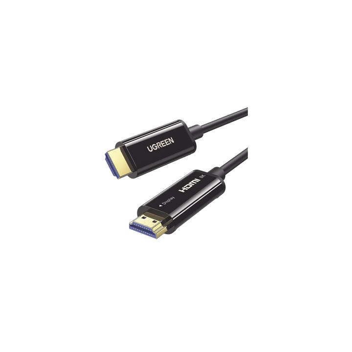 Cable HDMI de 10 Metros (32.81 Pies) por Fibra Óptica 8K@60Hz / Fibra de 4 Núcleos + Cobre Estañado de 7 Núcleos /