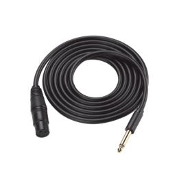 Cable para Micrófono Plug 6.35 mm (1/4 Inch) Macho a XLR Canon Hembra / Núcleo de Cobre / 5 Metros / Alta Calidad /