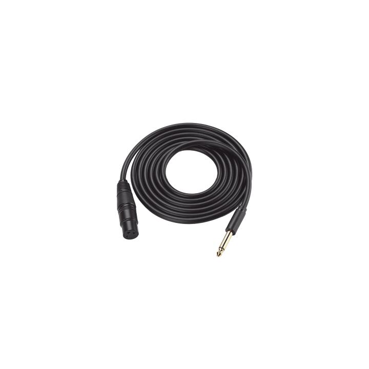 Cable para Micrófono Plug 6.35 mm (1/4 Inch) Macho a XLR Canon Hembra / Núcleo de Cobre / 5 Metros / Alta Calidad /