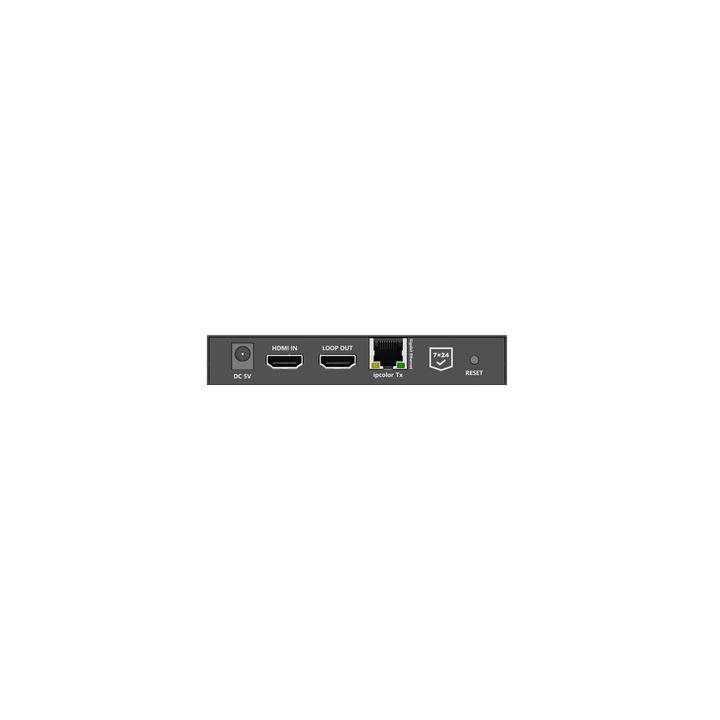 KIT EXTENSOR HDMI 4K@60HZ sobre IP GIGABIT | IPCOLOR | 100m en Conexión Uno a Uno |  Salida Loop | IR Bi-Direccional |