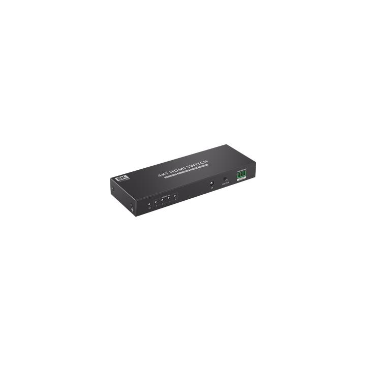 Switch Conmutador  HDMI 4X1 | 4 Entradas 1 Salida | Velocidad de trasmisión 48 Gbps | Resolución 8K | Salida de audio