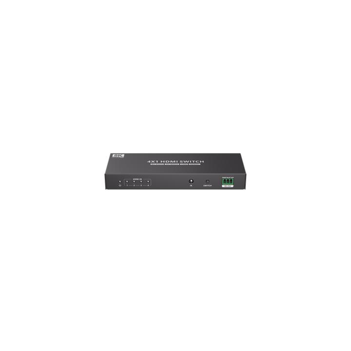 Switch Conmutador  HDMI 4X1 | 4 Entradas 1 Salida | Velocidad de trasmisión 48 Gbps | Resolución 8K | Salida de audio