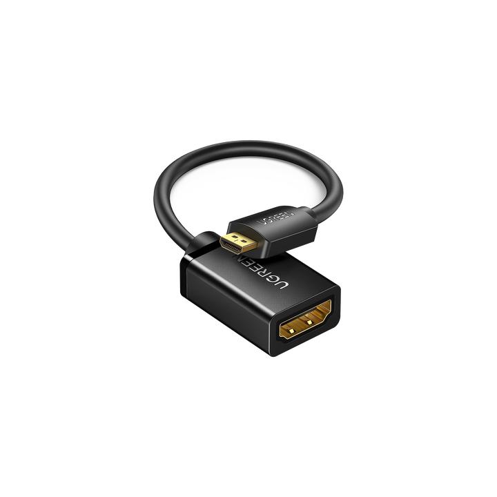 Adaptador Micro HDMI a HDMI (HDMI Tipo D) / 18Gbps / 4K@60Hz / HDR / Tecnología 3D / ARC / Carcasa PC+ABS / HDCP /