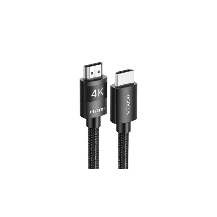 Cable HDMI 2.0 de Nylon Trenzado | 2 Metros (6.56 Pies) | 4K@60Hz | ARC | Dolby ATMOS | True HD | TMDS | HDR | 3D
