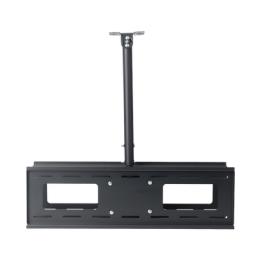 Montaje de Techo Universal Doble para Monitores de 32 a 65" / Soporta hasta 60 kg x pantalla  / Vesa 600 x 400/  Acero