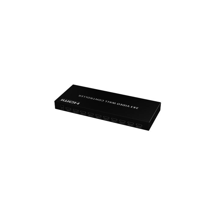 Controlador de video Wall | 1 entrada de fuente fuente HDMI a 9 salidas HDMI | 3x3 | 4K60Hz