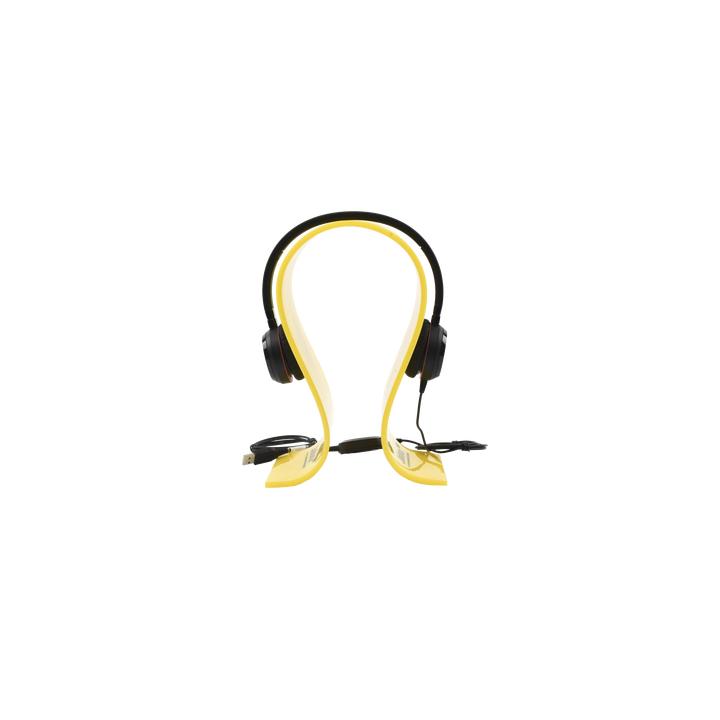 Jabra Evolve 30 Duo con conexión USB / 3.5mm, micrófono con cancelación de ruido y controlador en el cable con
