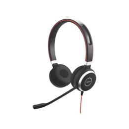 Jabra Evolve 40 Duo con Conexión USB / 3.5 mm, indicador de ocupado y cancelación de ruido pasiva (6399-823-109)