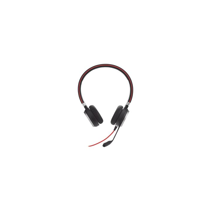 Jabra Evolve 40 Duo con Conexión USB / 3.5 mm, indicador de ocupado y cancelación de ruido pasiva (6399-823-109)