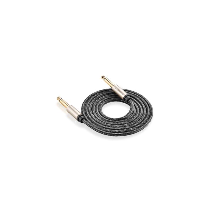 Cable de Audio Mono 6.35mm (1/4") Macho a 6.35mm (1/4") Macho / 10 Metros / Núcleo de Cobre / Blindaje Interno / Nylon