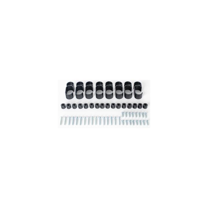 Montaje de Escritorio articulado para 4 monitores de 13 a 27" /  Soporta hasta 15 kg / Vesa 75 x 75 / 100 x 100 / Acero