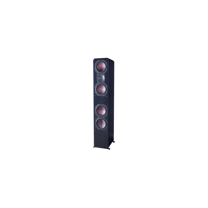 ELITE SERIES PREMIUM HOME THEATER 3 VIAS, 4 WOOFER DE FIBRA DE CARBONO 6.5", 1 TWEETER DE TITANIO, COLOR NEGRO