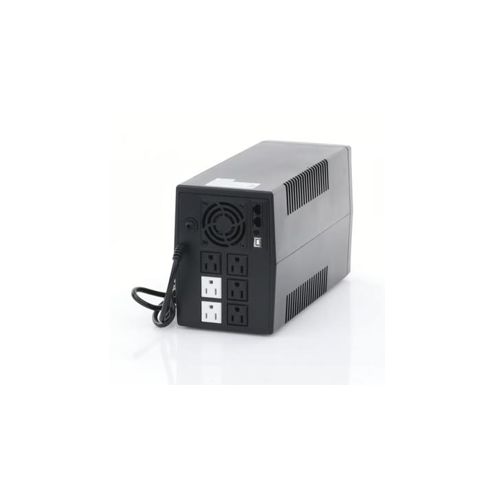 UPS de 1500VA/900W / Topología Línea Interactiva / Entrada y Salida 120 Vca/ Clavija NEMA 5-15P / 6 Tomas NEMA 5-15R