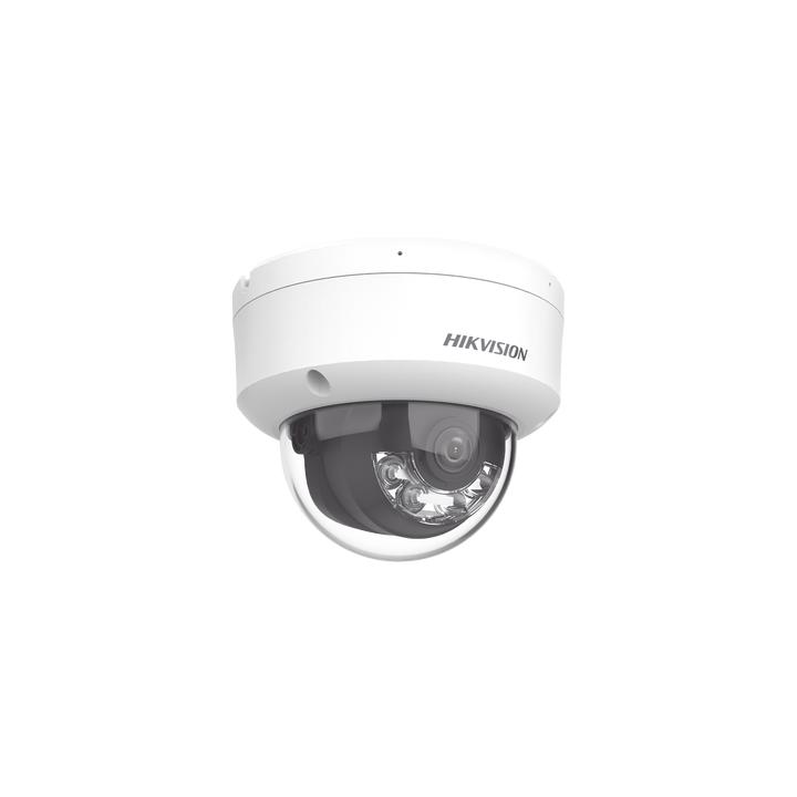 [Dual Light] Domo IP 2 Megapixel / Lente 2.8 mm / 30 mts IR + Luz Blanca / Micrófono Integrado / Antivandálico IK08 /