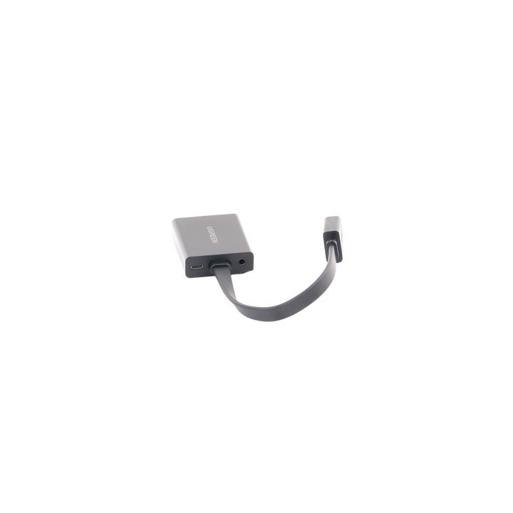 Adaptador HDMI a VGA / Resolución 1080P / Audio 3.5mm / Con Puerto Micro USB para Alimentación / Plug & Play / No
