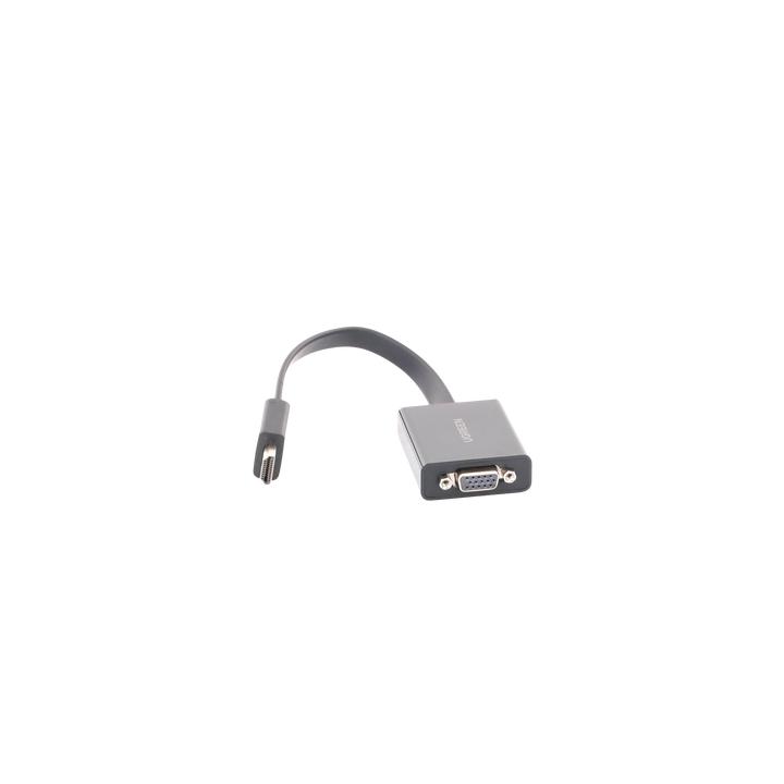 Adaptador HDMI a VGA / Resolución 1080P / Audio 3.5mm / Con Puerto Micro USB para Alimentación / Plug & Play / No