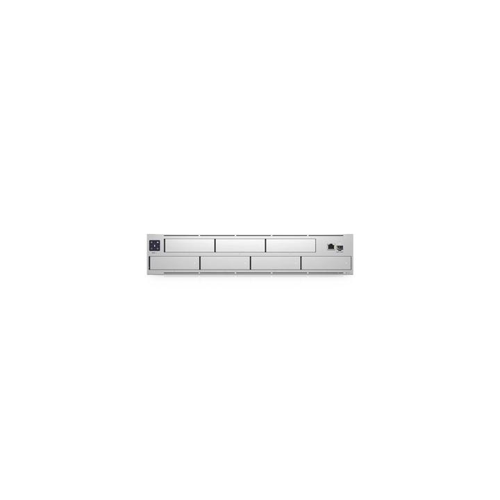 NVR PRO UniFi Protect, con bahía  para 7 discos duros, almacena hasta 20 cámaras 4k o 60 cámaras 1080p, pantalla
