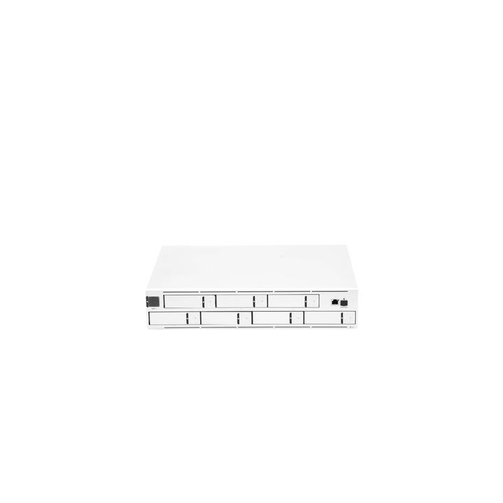 NVR PRO UniFi Protect, con bahía  para 7 discos duros, almacena hasta 20 cámaras 4k o 60 cámaras 1080p, pantalla