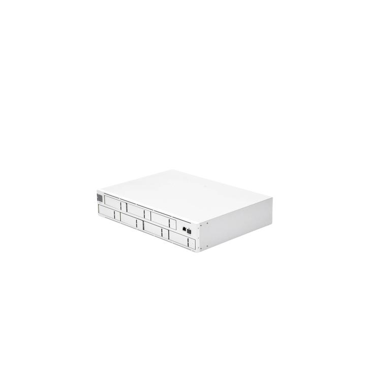 NVR PRO UniFi Protect, con bahía  para 7 discos duros, almacena hasta 20 cámaras 4k o 60 cámaras 1080p, pantalla