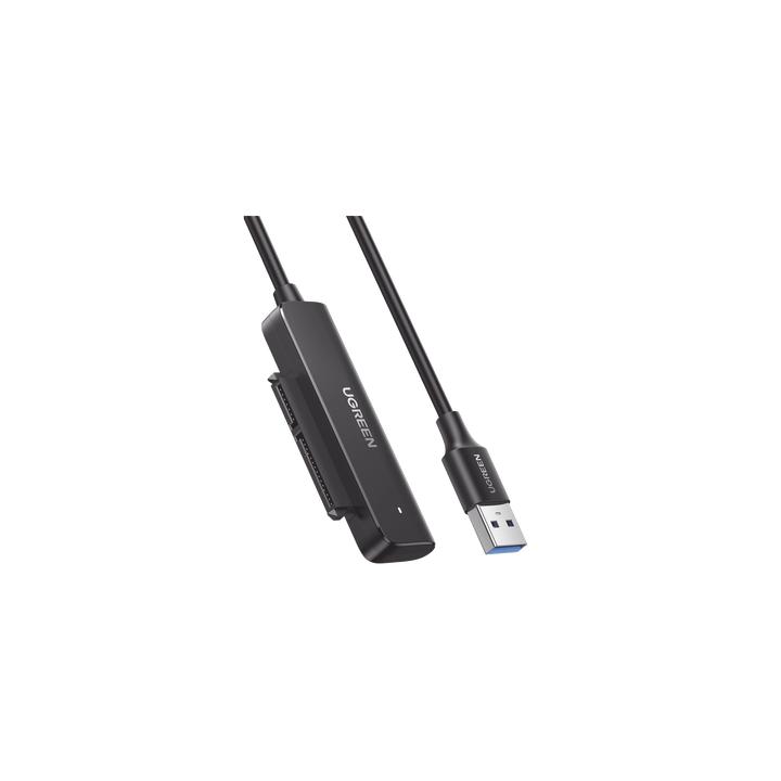 Cable Adaptador SATA a USB 3.0 | SATA 3.0/2.0 | Soporta HDD y SSD de 2.5" | Soporta S.M.A.R.T, TRIM, UASP | No Requiere