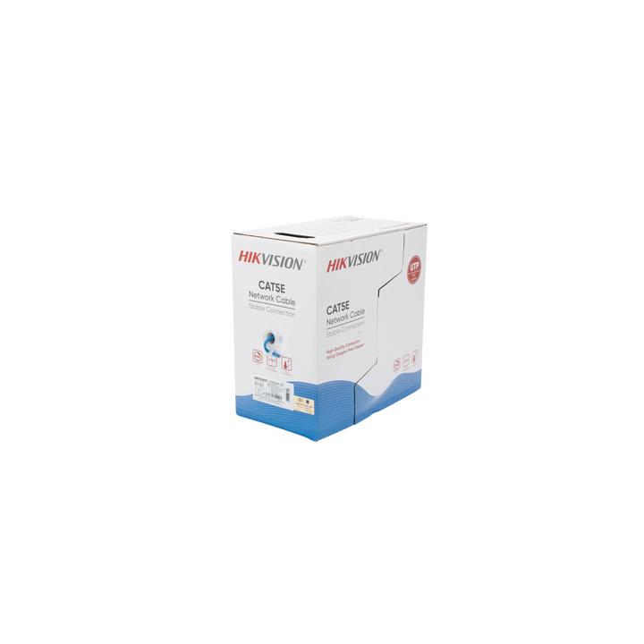 Bobina de Cable UTP 305 Metros (1000 Pies) / Cat5E (24 AWG) / Color Azul / PVC (CM) / Uso en Interior / 100% Cobre /