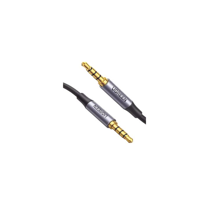 Cable Auxiliar de 3.5mm / Cable Audio Estéreo / Núcleo de Alambre de Cobre Esmaltado / Carcasa de Aluminio Azul +