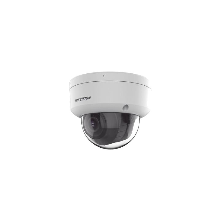 [Dual Light + 2 Micrófonos Integrados] Domo IP 8 MP (3840×2160) / Lente Mot. 2.8-12 mm / Smart IR + Blanco (40 m) /