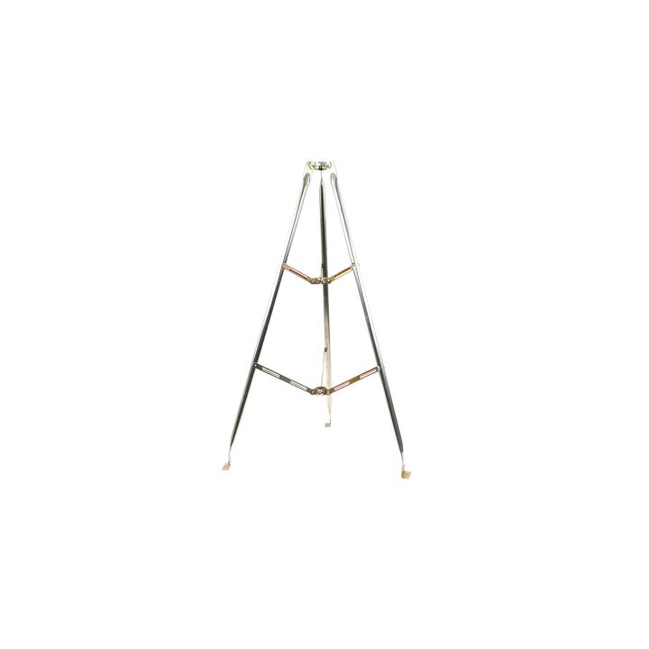 Montaje de tripie para exterior, altura total del tripie 1.52 m. Compatible con mástiles de hasta 3 m de largo 1  1/4