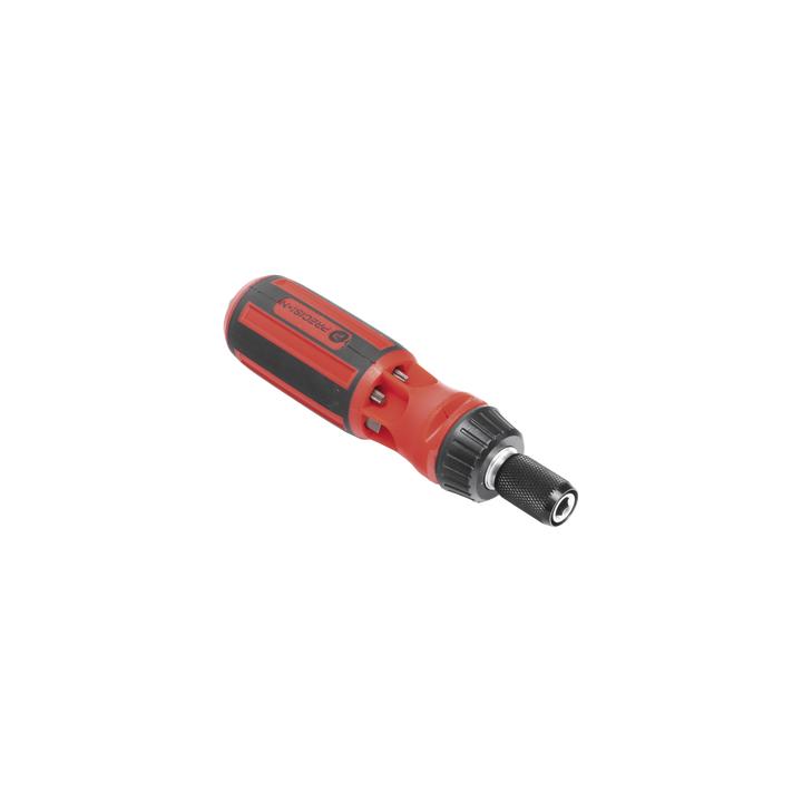 Desarmador 6 en 1 con Mango de Agarre Plástico (Torx #10 y #20, Hexagonal #5, PH0, PH2, Plana #5)