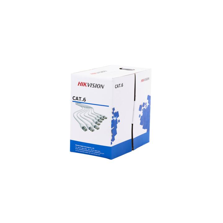 Bobina de Cable de 305 Metros (1000 Pies) Cat 6 / 100% Cobre / Color Blanco / Uso en Interior / PVC