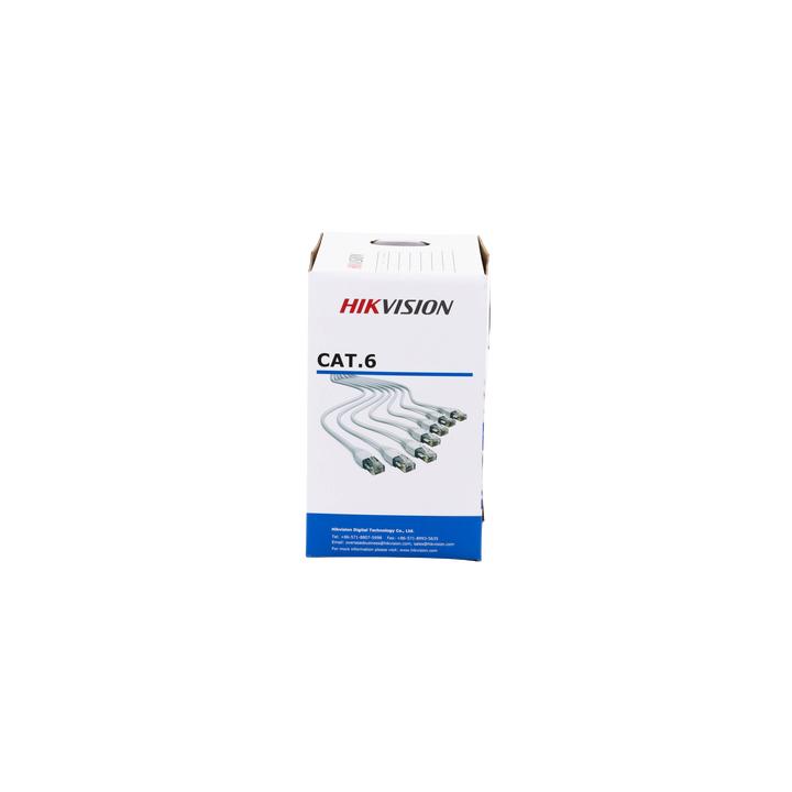 Bobina de Cable de 305 Metros (1000 Pies) Cat 6 / 100% Cobre / Color Blanco / Uso en Interior / PVC