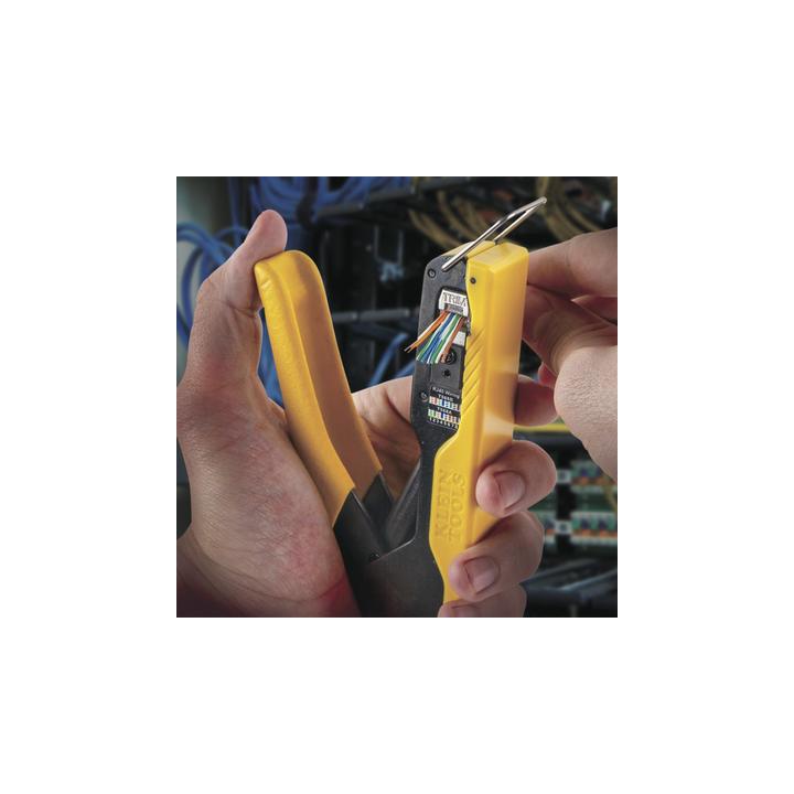 Ponchadora/Pelacables/Cortacables con Matraca para Conectores Pass-Thru RJ45