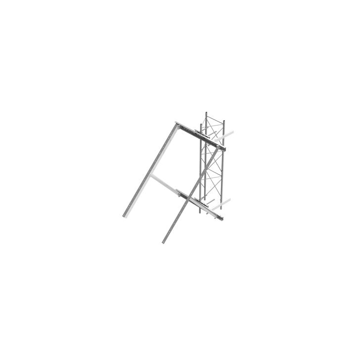 Montaje para Panel Solar de Poste o Torre Galvanizado Electrolítico (Ver Compatibilidad).
