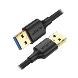Cable USB-A 3.0 a  USB-A 3.0 / 2 Metros / Macho a Macho / Conector Niquelado / Núcleo de Cobre Estañado / Blindaje