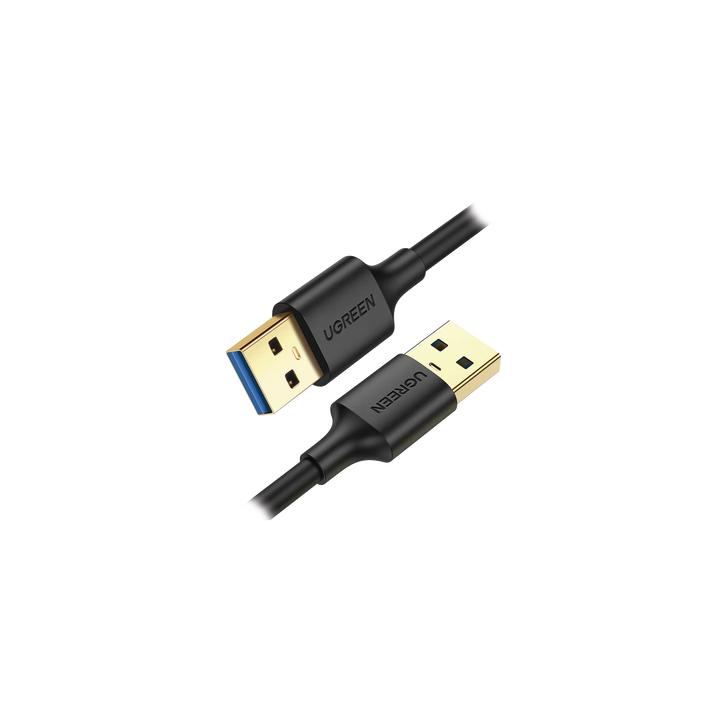 Cable USB-A 3.0 a  USB-A 3.0 / 2 Metros / Macho a Macho / Conector Niquelado / Núcleo de Cobre Estañado / Blindaje