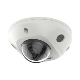 Mini Domo IP 4 Megapixel / Lente 2.8 mm / 30mts IR EXIR / Micrófono Integrado / Exterior IP67 / IK08 / PoE /