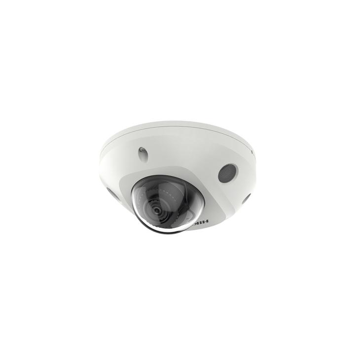 Mini Domo IP 4 Megapixel / Lente 2.8 mm / 30mts IR EXIR / Micrófono Integrado / Exterior IP67 / IK08 / PoE /