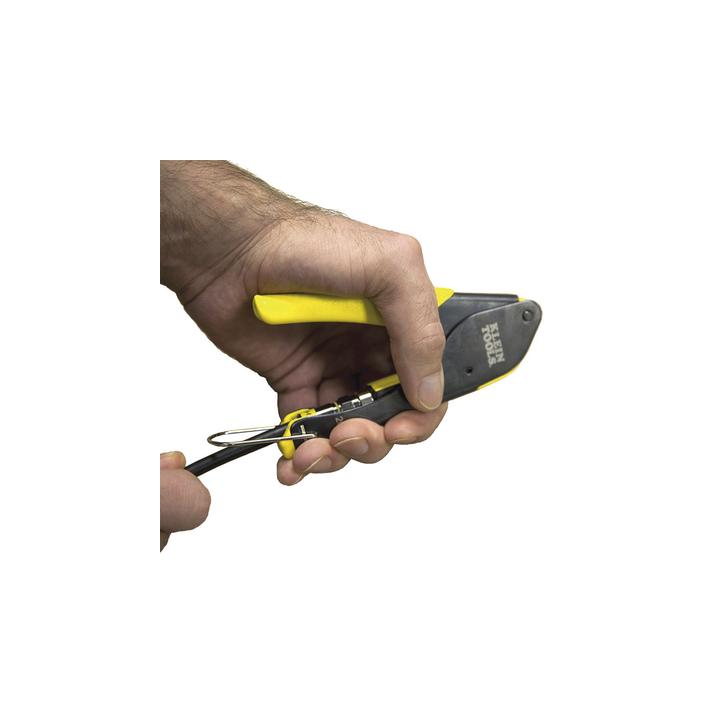 Pinza para Instalación de Conector F de Compresión con Cables RG59, RG6/6Q