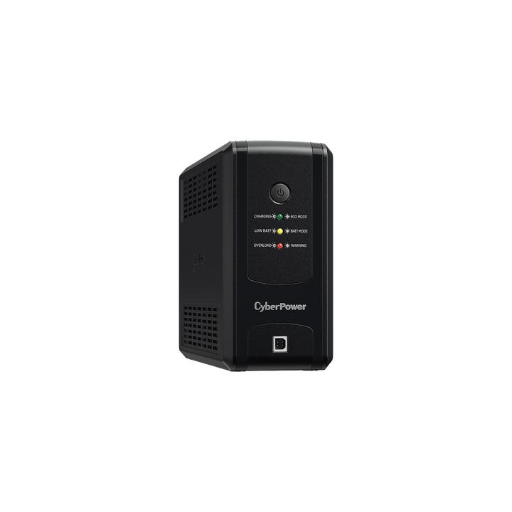 UPS de 750 VA/375 W, Topología Línea Interactiva, Entrada 120 Vca NEMA 5-15P, y 8 Salidas NEMA 5-15R, Puerto USB, Con
