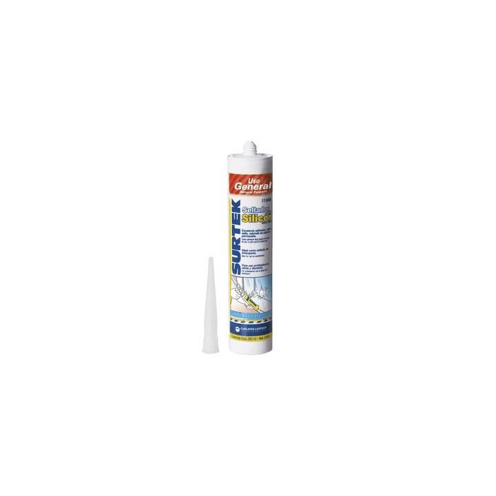 Silicón Sellador Transparente de Uso General (280 ml).