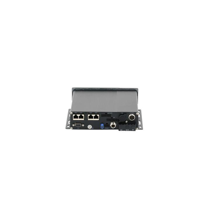 NVR Móvil de 4 Canales de 2 Megapixel / 4 PoE + 4 vía Switch Extendible / 2 Bahías de Disco Duro / Incluye Modulo