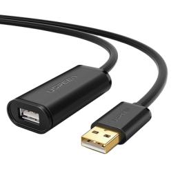 Cable de Extensión Activo USB 2.0 / 10 Metros / Macho-Hembra / Booster individual FE1.1S incorporado / Velocidad de
